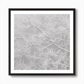 Bare Tree Branches Art Print