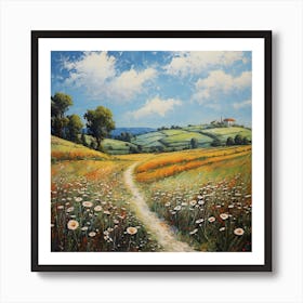 Tuscan Sunflower Symphony Art Print