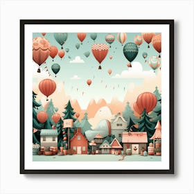 Christmas Lovely Paradise Art Print