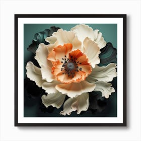 Abstract Flower 3 Art Print