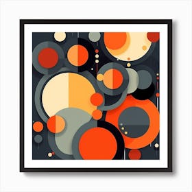 Abstract Circles Art Print