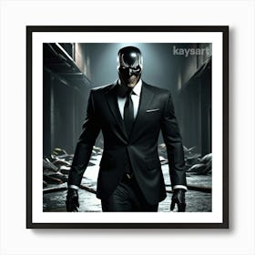 Man In A Suit 2 Art Print