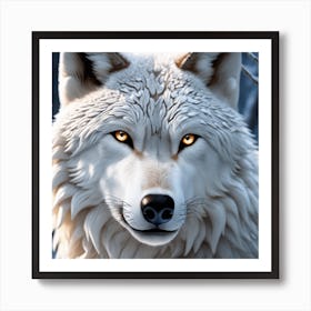 White Wolf 2 Art Print