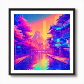 Neo-Noir Art Art Print