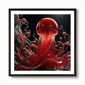 Red Jelly 15 Art Print