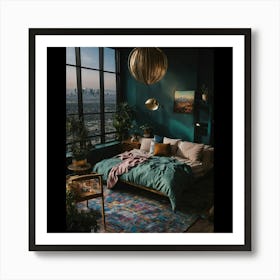 Bedroom With A View Art Print