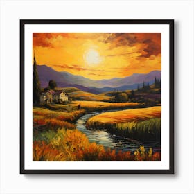 Rhapsody in Renaissance Shades Art Print