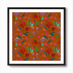 Floral Pattern 2 Art Print