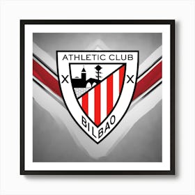 Athletic Club Bilbao Logo Wall Art 3 Art Print