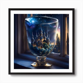 Castle In A Glass Art Print