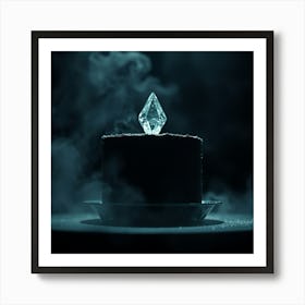 Diamond Cake Art Print