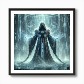 Cascade Sovereignty Scifi Stormcallers Heavy Rain Art Print