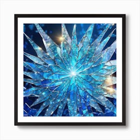 Glass Star Art Print