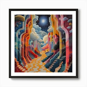 Dreamscape, Pop Surrealism, Lowbrow Art Print