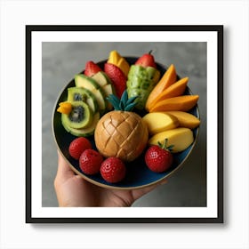 Default Create Unique Design Of Fruits In Beautiful Dish 2 Art Print