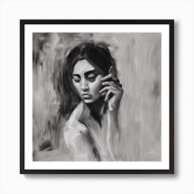 Portrait Of A Woman Art Print