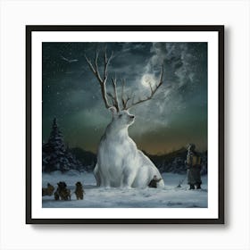 Polar Bears Art Print