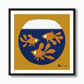 Goldfish In A Bowl Art Print