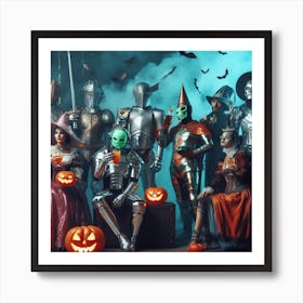 Halloween Costume Party 4 Art Print