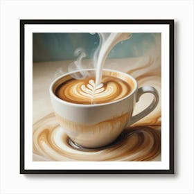 Coffee Art 2 Art Print