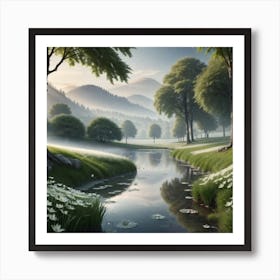 Lily Pond 3 Art Print