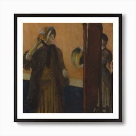 At The Milliner's, Edgar Degas Art Print