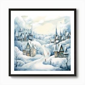 Frosted Elegance Art Print