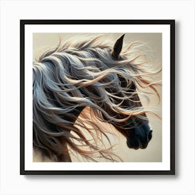 Horse Head Art Print