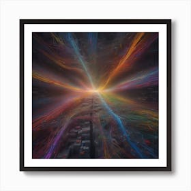 Abstract Space - Space Stock Videos & Royalty-Free Footage Art Print