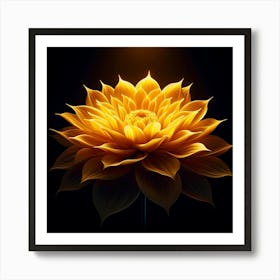 Dahlia Flower 8 Art Print