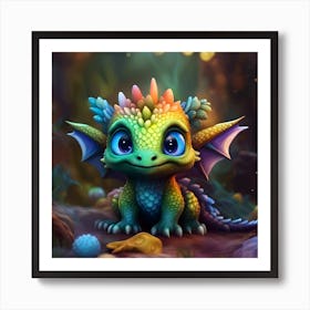 Baby Dragon Art Print