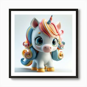 Unicorn 100 Art Print