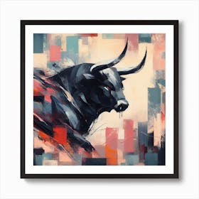 Bulls Art Print