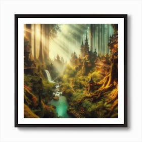 Fairytale Forest 2 Art Print