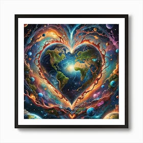 Heart Of The Universe Art Print