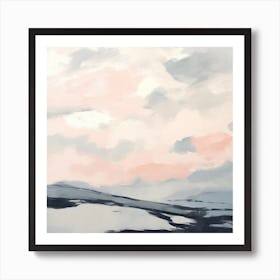 Summertime Calming Pink 3 Art Print