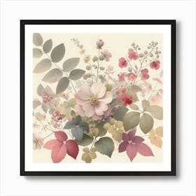 Flowers In A Vase 1 Art Print