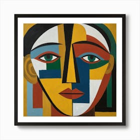 Face Of A Woman Art Print