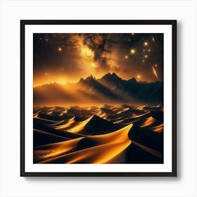 Sand Dunes 24 Art Print