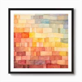 Abstract Watercolor Painting Art Print