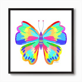 Colorful Butterfly Art Print