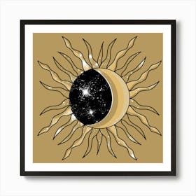 Sun And Moon Art Print
