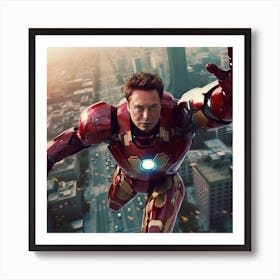 Armadiler Robert Downey Jr Iron Man Suit No Helmet In Very Powe 5f55e9db 1257 4e1e 81fa 3fb332bd5fc1 Ins Art Print