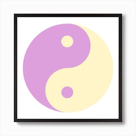 Yin Yang Symbol 29 Art Print