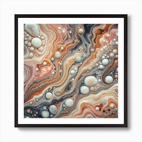 Abstract Marble 2 Art Print