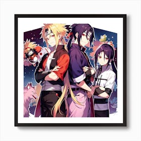 Naruto_team Art Print