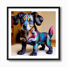 Dog Body Art Print Art Print