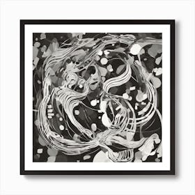 Abstract Swirls Art Print