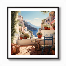 Santorini Art Print