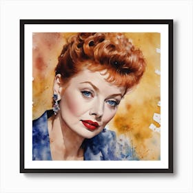 Lucille Ball Art Print